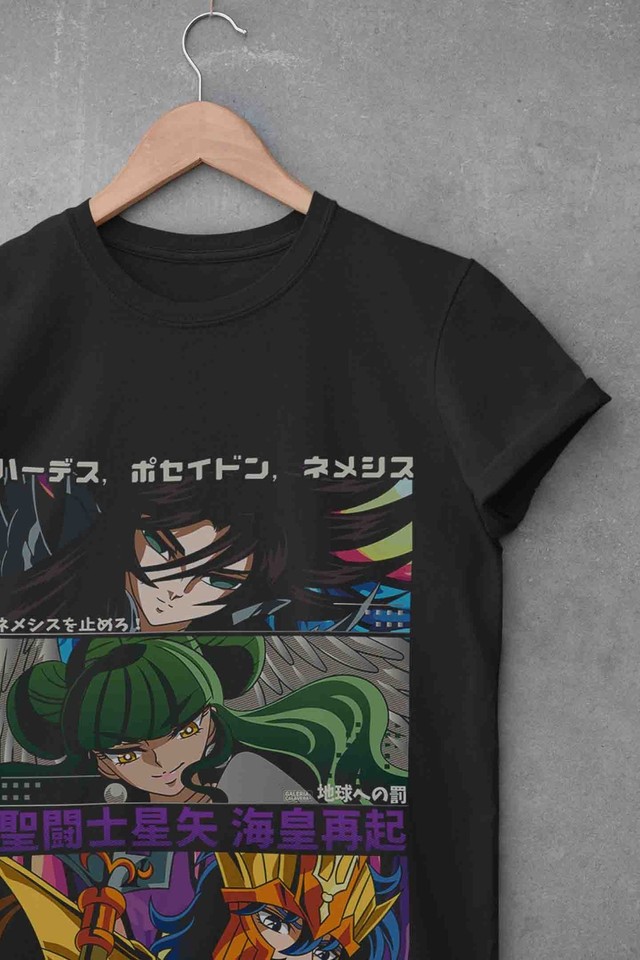 T-Shirt Anime Saint Seiya - Shiryu, Hyoga, Shun, Ikki - Imprimé Graphique - Taille S à 5XL - Unisexe