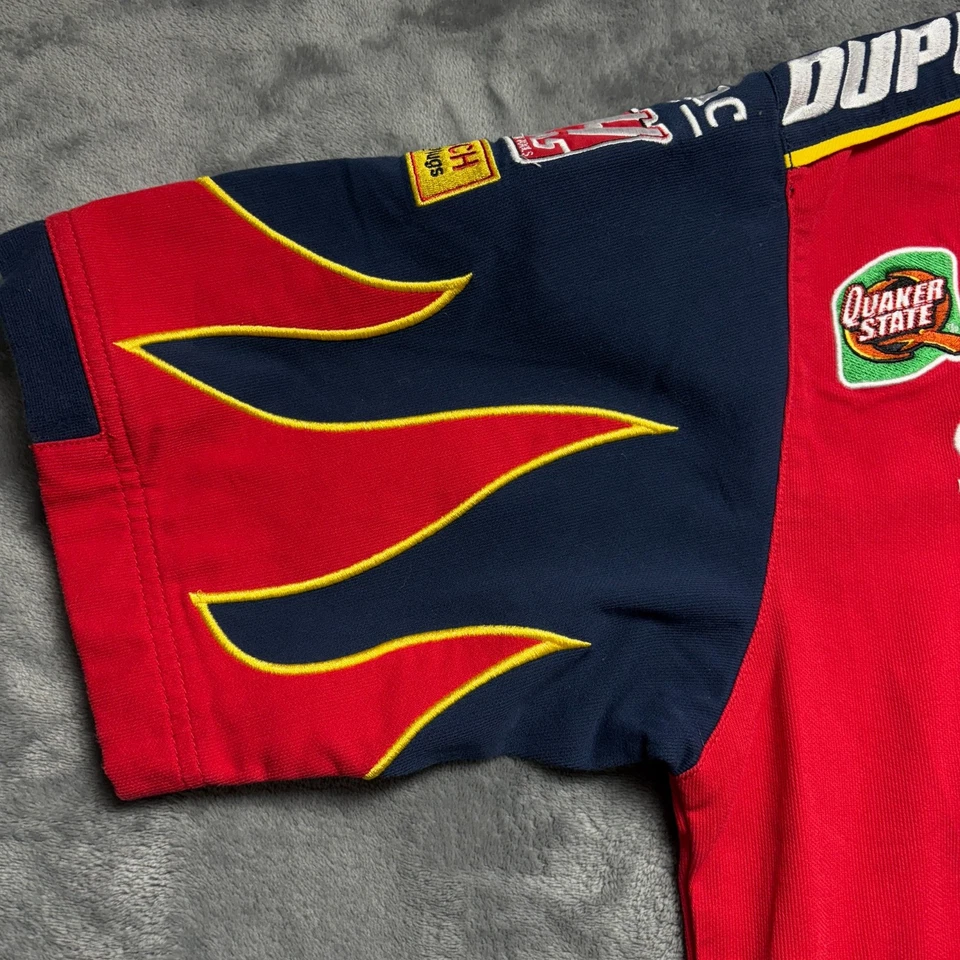 Camiseta deportiva de carreras vintage Chase Authentics Dupont con acabados automotrices para hombre roja mediana Foto 4 de 4