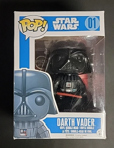 Funko Pop! Star Wars - Darth Vader - 01 Small Font - Blue Box