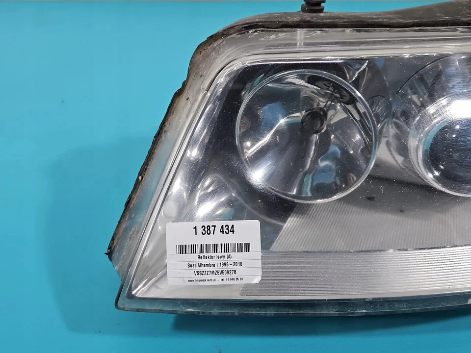 Frontscheinwerfer Seat Alhambra 0301182271 7M3941015AE Xenon Links Headlight - Bild 2 von 4