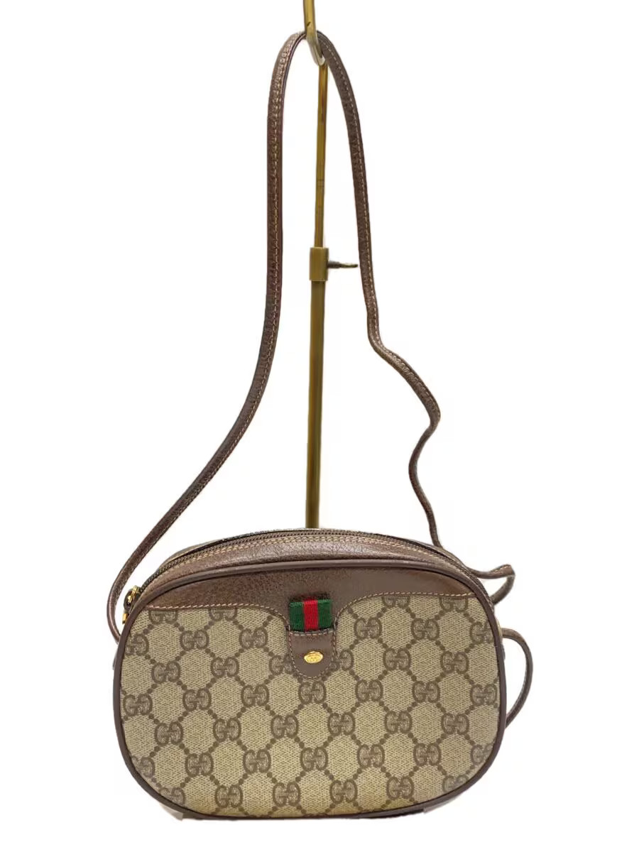 GUCCI Sherry Line GG Monogram PVC Shoulder Bag BEG 0077546112