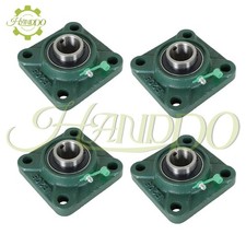 UCF205-16 Solid Base Pillow Block Flange Mounted Bearing 1" Bore 4 Bolt 4 Pack