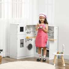 Corner Play Kitchen Set W/ Sound Effects, Washing Machine