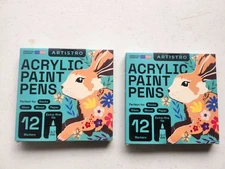Artistro Acrylic Paint Pen 12 Markers (2 PACKS)
