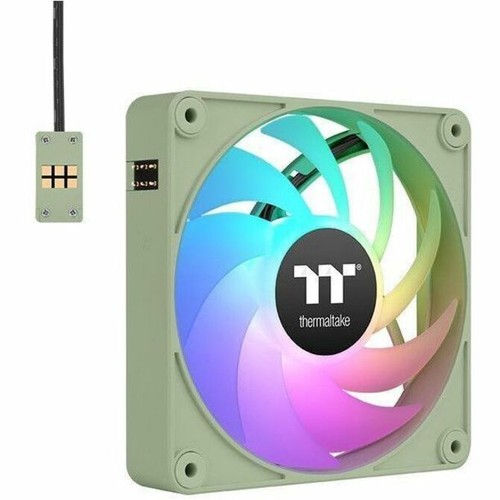 Thermaltake CT120 EX ARGB Sync PC Cooling Fan Matcha Green (3-Fan Pack) - 3 Pack - 第 3/5 張圖片