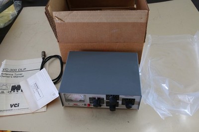 VECTRONICS VC-300DLP CB Ham radio300 WATT antenna tuner w/ box & paperwork MINT!