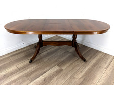DINING TABLE Extendable Folding Draw Leaf Regency Style Claw Feet FREE DELIVERY