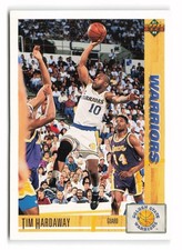 1991-92 Upper Deck #243b Tim Hardaway Golden State Warriors