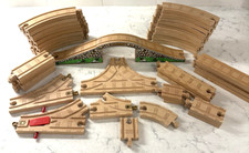 Thomas The Tank Engine Wooden Tracks 42pcs Bridge T-Switch Y-Switch Curves