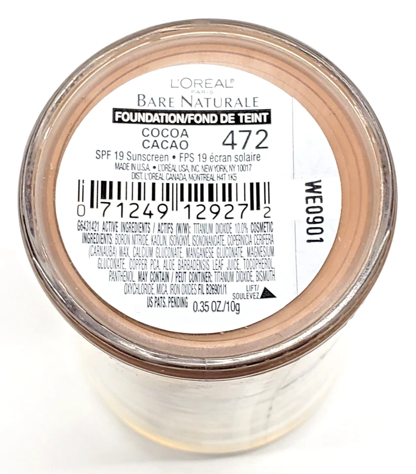 NEW L'Oréal True Match Powder Foundation Makeup for All Skin SPF 19-472 Cocoa - Image 2 of 2