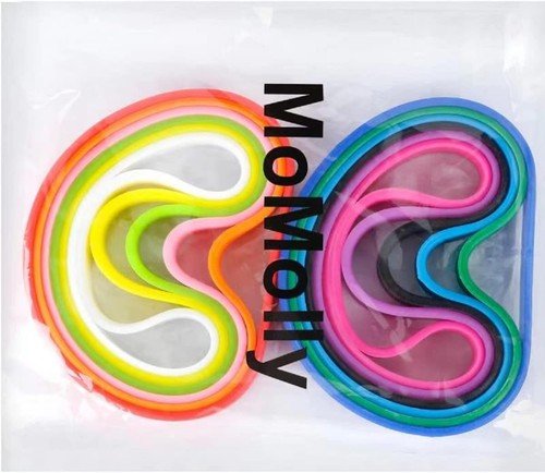 Silicone Wristbands Rubber Bracelets Charms Adult 12Pcs Mixed Colors Blank... - Picture 7 of 9