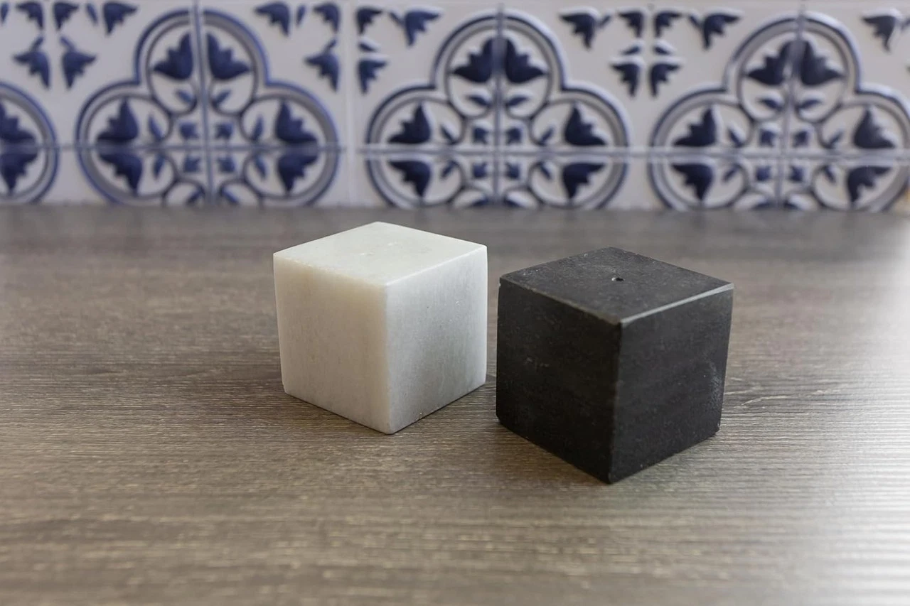 Fox Run Mini Marble Salt and Pepper Shaker Set, Set of 2 (48822)