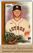 2022 Topps Allen & Ginter Chrome #176 J.J. Matijevic /50 RC Gold Refractor