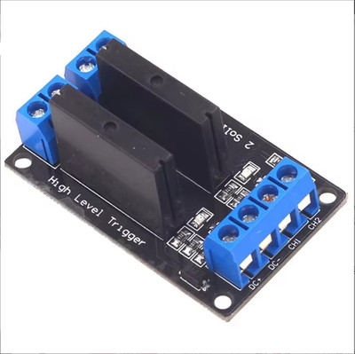 5V 2CH SSR G3MB-202P Solid State Relay Module High Level For Arduino-