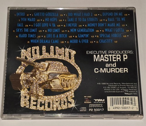 MAGIC SKYS THE LIMIT CD 1999 G FUNK GANGSTA MASTER P RAP HIPHOP NO LIMIT RECORDS - Imagen 15 de 15