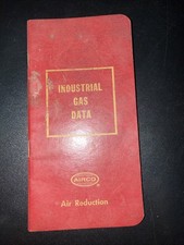 Airco Industrial Gas Data Reference Booklet Air Reduction