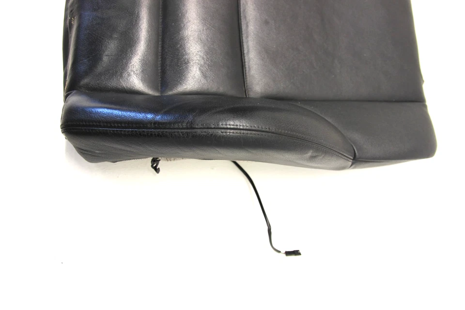 BMW E46 SEDÁN ASIENTO DEPORTIVO DELANTERO TÉRMICO CUERO MONTANA NEGRO COJÍN SUPERIOR TRASERO Foto 3 de 4