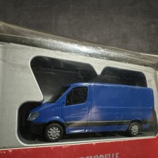 Herpa 1:87 Diecast Mercedes-Benz MB Sprinter 06 FD Van Blue Black Model