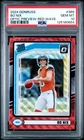 2024 PANINI DONRUSS OPTIC PREVIEW-RED WAVE #369 BO NIX ROOKIE RC PSA 10