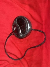 Vtg DUO Lamp TailLight Glass Stop Lens Harley Chopper Bobber Chrome Custom Ford