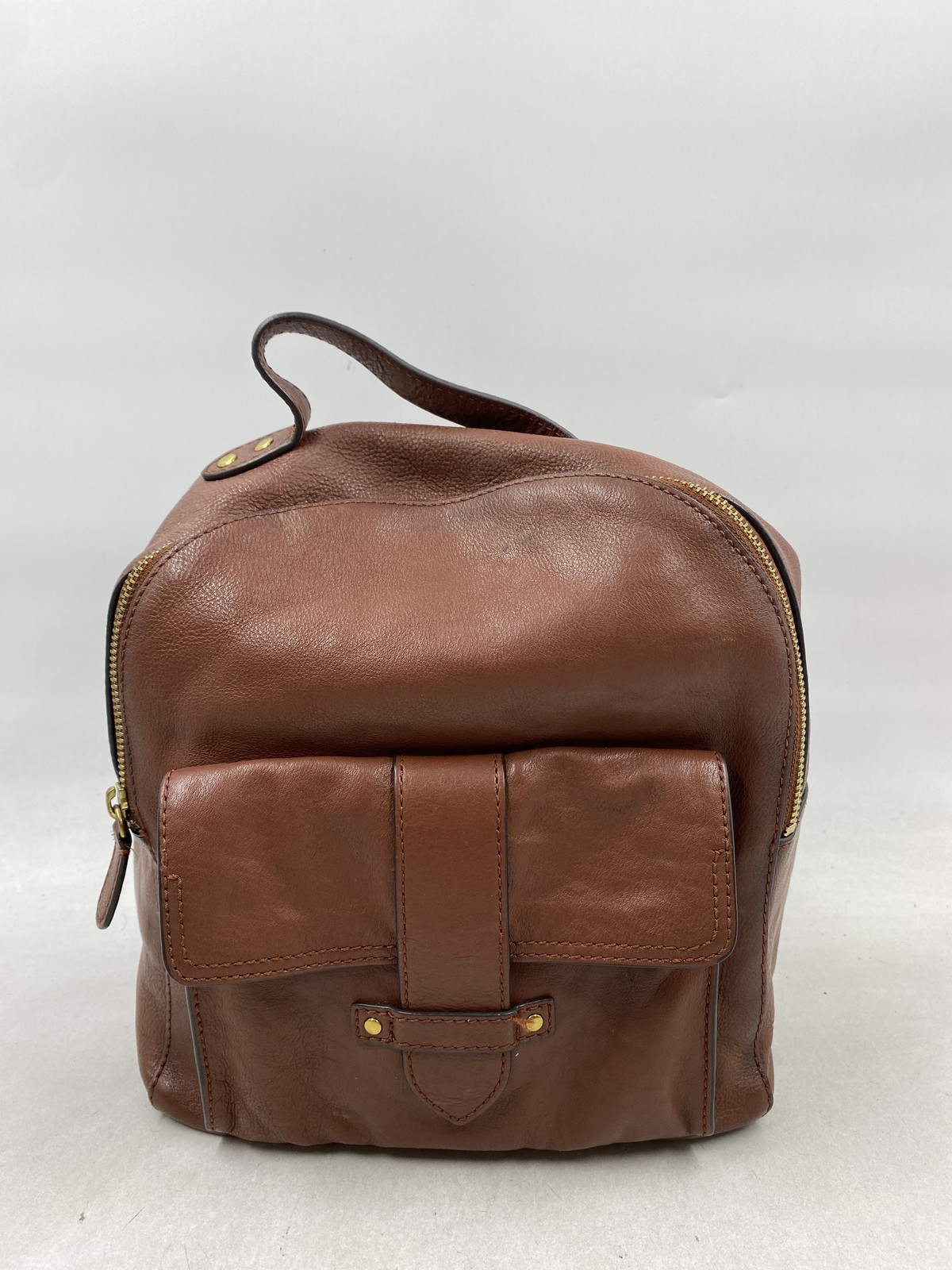 Frye Brown Leather Backpack - image 1