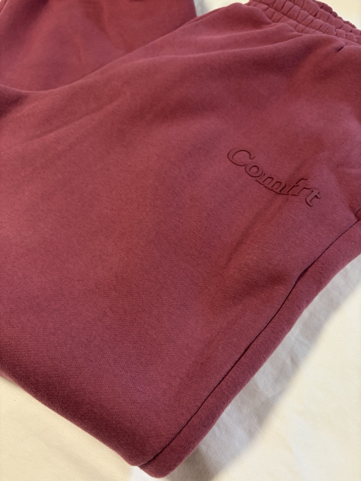 Comfrt Minimalist sweatpants Color- Berry Unisex Adult Size 2XL