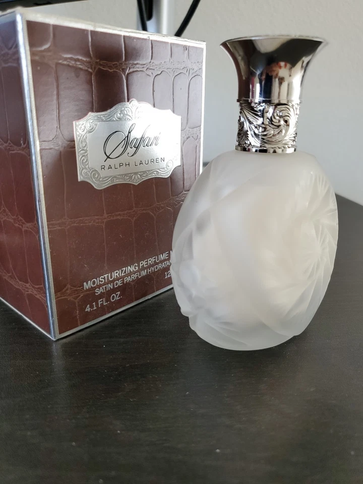 Spray vaporizador perfume hidratante SAFARI Ralph Lauren para mujer 4,1 oz/121 RARO Foto 3 de 4