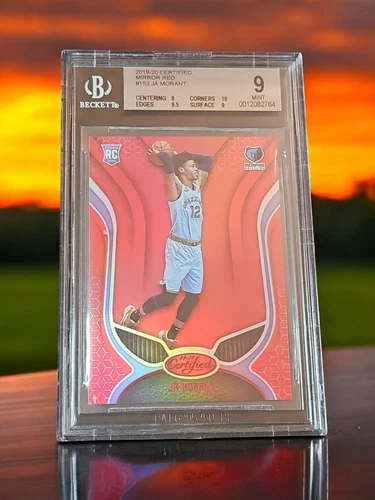🔥JA MORANT 2019-20 Panini Certified Mirror Red Rookie RC #152 Grizzlies 