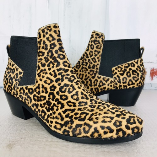 cole haan leopard bootie