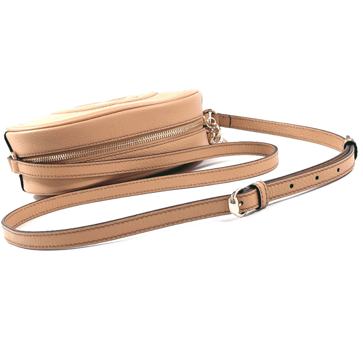 Brand new GUCCI Soho Shoulder Bag pochette GG 747779 leather