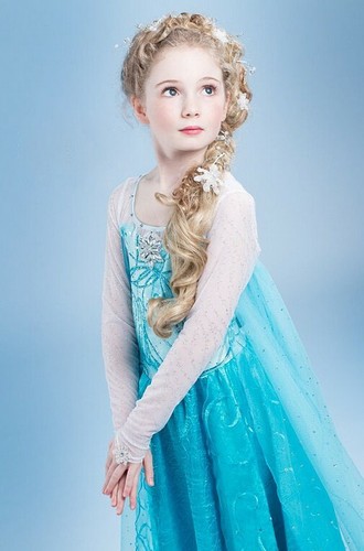 Girls Dress Costume Princess Queen Frozen Elsa Party Birthday size 2-10 Years - Picture 2 of 14