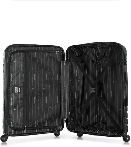 Koffer ( S+M+L+Kosmetikkoffer oder Sets ) 4 Lenkrollen ABS Geometrischer Prägung - Picture 5 of 73