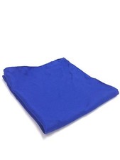  115 Countess Mara Mens Blue Solid Dress Handkerchief Suit Classic Pocket Square