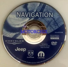 Chrysler/MOPAR AF Update Navigation GPS Map DVD Part # 05064033AF