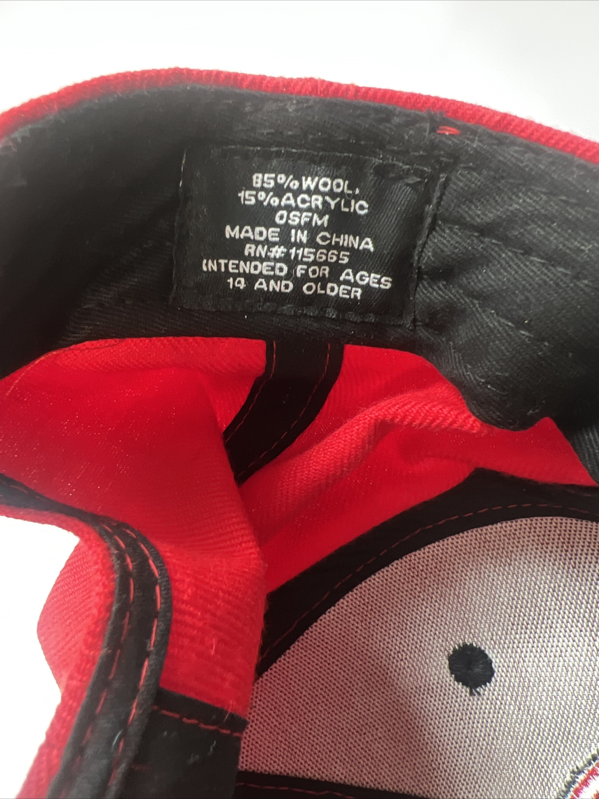 Deadpool Hat Cap Snap Back Red Marvel Comics Embr… - image 11