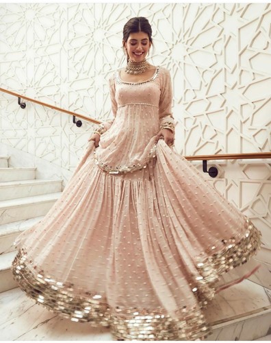 Eid Lacha Lehenga Long Top Choli Indian 