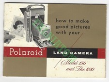Vintage Polaroid Land Camera Models 150  800 Manual