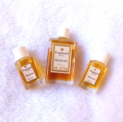Vintage women FRAGONARD MURMURE PERFUME PARFUM 9 ML Bottles old formula RARE
