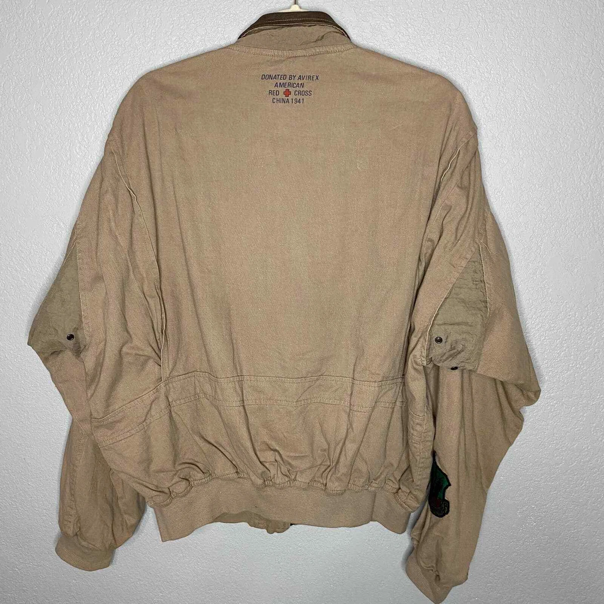 Vintage 80s AVIREX G-1 Flight Bomber Jacket U.S Navy Top Gun Size