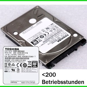 500GB2,5" 6,35CM SATA S-ATA HDD FESTPLATTE TOSHIBA MQ01ABD050V 77mm FLACH M701