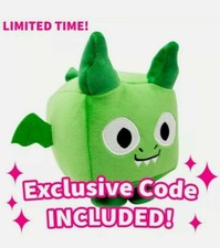 Big Games Pet Simulator X Dragon Plush w/ Redeemable Code Included Pre Order