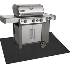  Under Grill Mat, Premium Outdoor BBQ Mats Protect Decks 40'' X 60'' Absorbent