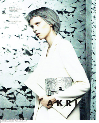 REKLAME WERBUNG 066 2015 Akris Tasche & Haute Couture 2