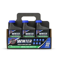 OPTI-LUBE WINTER ANTI-GEL DIESEL FUEL ADDITIVE: 6 Pack of 8oz Bottles
