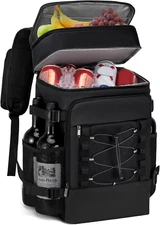 Cooler Backpack - 40 Cans Insulated Backpack Cooler for Men & Women, 2 Leak