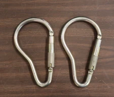 BH-SALA Saflok Self Locking Self Closing Carabiner 2 3/16 Opening - Pair