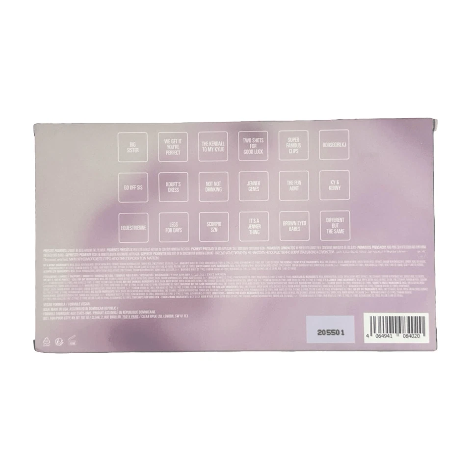 Kendall x Kylie Cosmetics Limited Edition Pressed Powder Palette - 0.03 oz x 18 - Image 4 of 4