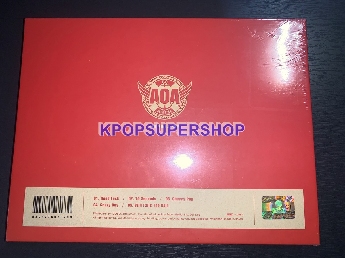 AOA 4th Mini Album Good Luck Week Ver. CD New Sealed Photocard
