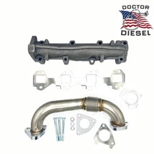 Upgraded Exhaust Manifold Driver Up Pipe For 01-16 Chevrolet Gmc Duramax 6.6l