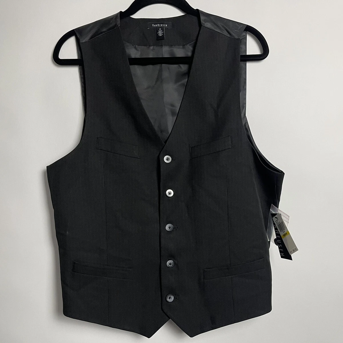 Van heusen mens suit best sale vest